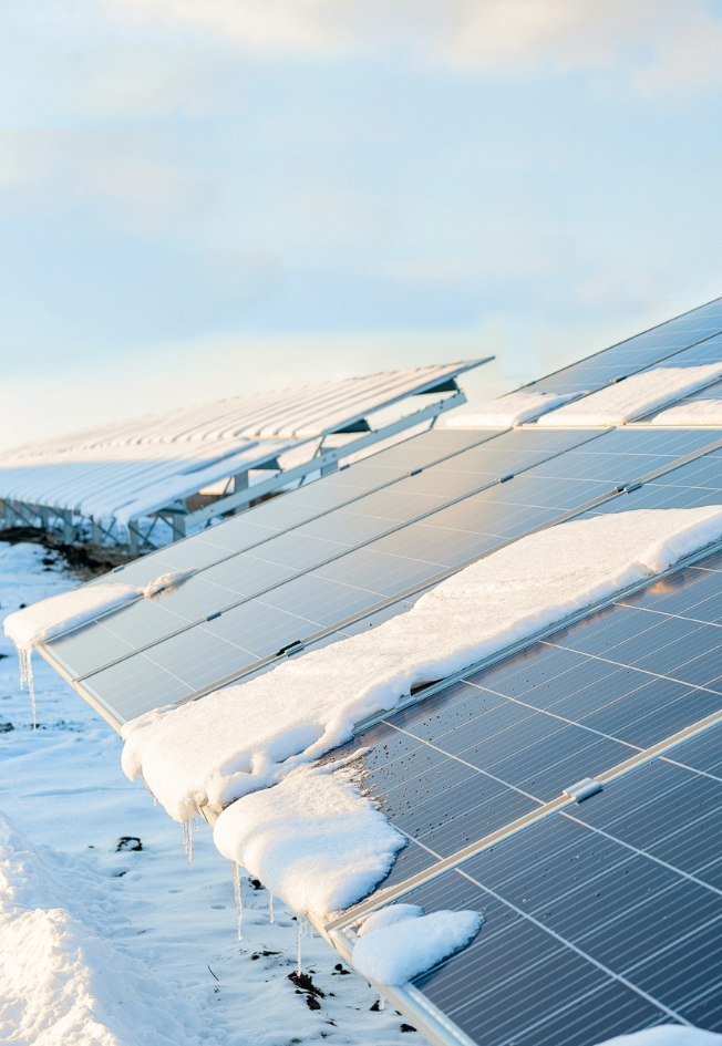 solar panels generate reliable electricity in winter
